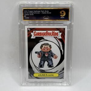 James Gone #8 GPK 2022 Garbage Pail Kids Graded 9 Mint Card Collectible 007 Bond